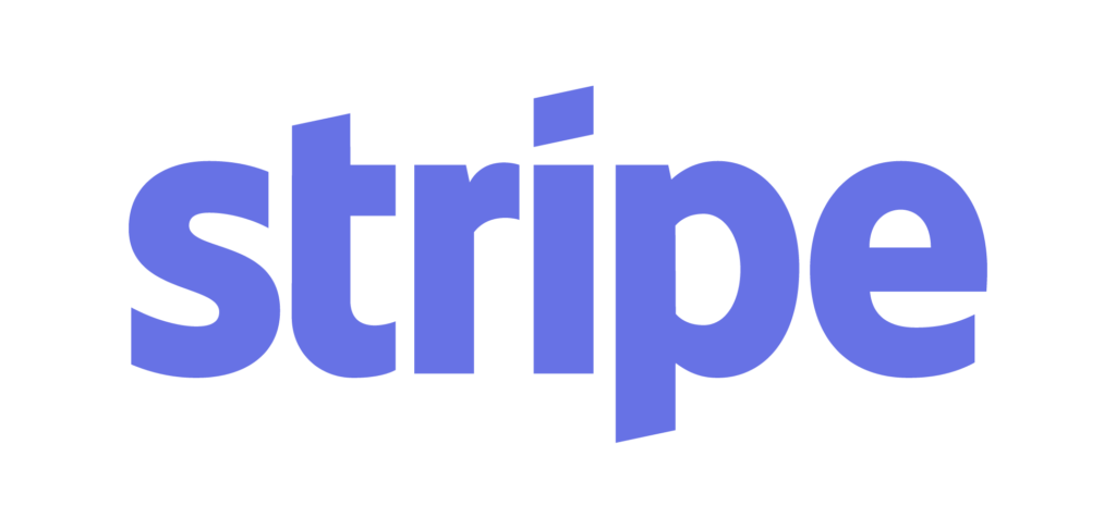 stripe logo blue